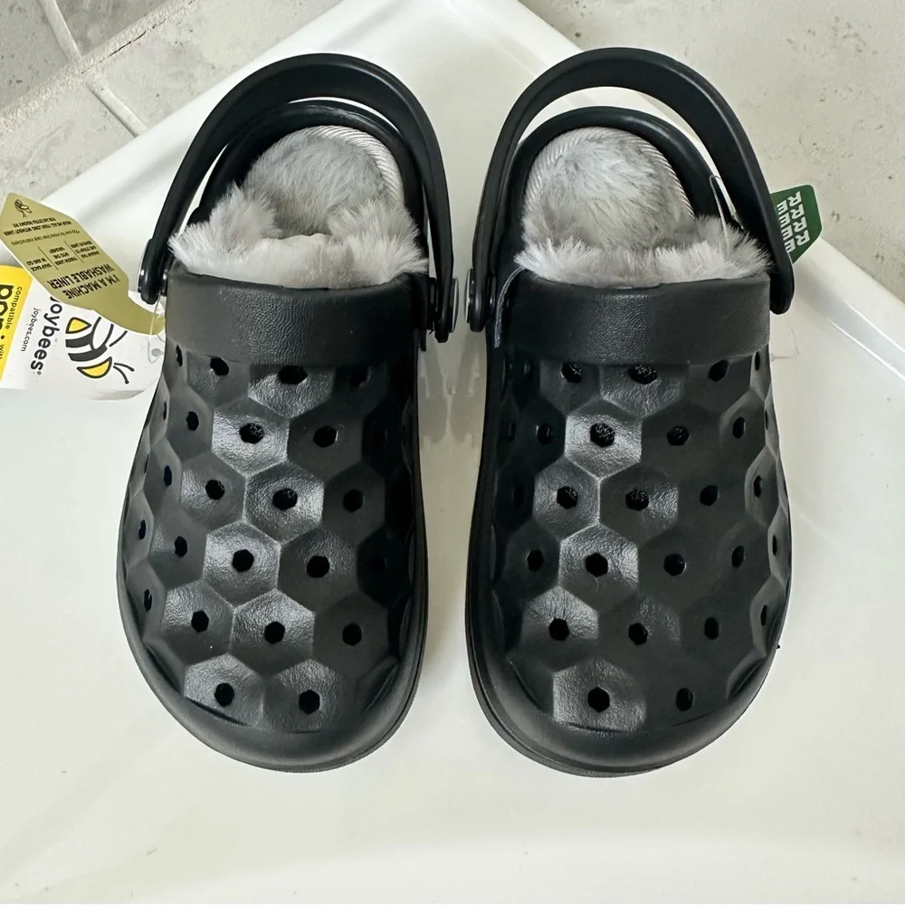 Joybees Varsity Lined Clogs Size 7 Toddler
